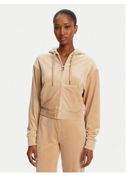 Juicy Couture Bluza Iccle JCWAS125308 Beżowy Loose Fit ze sklepu MODIVO w kategorii Bluzy damskie - zdjęcie 180425792
