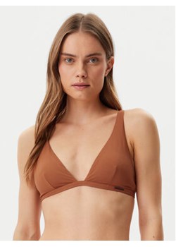 Calvin Klein Swimwear Góra od bikini KW0KW02844 Brązowy ze sklepu MODIVO w kategorii Stroje kąpielowe - zdjęcie 180425803