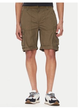Aeronautica Militare Szorty materiałowe 251BE250CT3501 Khaki Regular Fit ze sklepu MODIVO w kategorii Spodenki męskie - zdjęcie 180426473