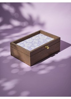 Sinsay - Szkatułka z wierzchem wyłożonym materiałem - beżowy ze sklepu Sinsay w kategorii Dom - zdjęcie 180428733