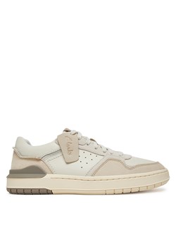 Sneakersy Clarks Courtlite2 Lo 26181290 Écru ze sklepu eobuwie.pl w kategorii Buty sportowe męskie - zdjęcie 180428874