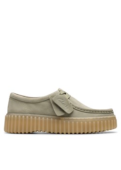 Półbuty Clarks Torhill Bee 26181190 Zielony ze sklepu eobuwie.pl w kategorii Półbuty damskie - zdjęcie 180428933
