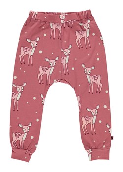 Småfolk Spodnie &quot;Deer&quot; w kolorze szaroróżowym ze sklepu Limango Polska w kategorii Odzież dla niemowląt - zdjęcie 180431514