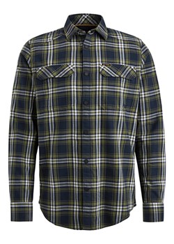 PME Legend Koszula - Regular fit - w kolorze oliwkowo-granatowym ze sklepu Limango Polska w kategorii Koszule męskie - zdjęcie 180431794