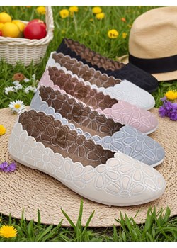 Royalfashion Kwiatowe damskie baleriny Magerro ze sklepu royalfashion.pl w kategorii Balerinki - zdjęcie 180432000