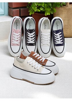 Royalfashion Trampki damskie na platformie Beemes ze sklepu royalfashion.pl w kategorii Trampki damskie - zdjęcie 180432023