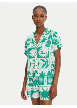 Banana Moon Koszula Taylor Shellpat MHW67 Zielony Loose Fit ze sklepu MODIVO w kategorii Koszule damskie - zdjęcie 180433484