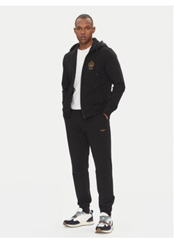Aeronautica Militare Dres 251TF086F459 Czarny Regular Fit ze sklepu MODIVO w kategorii Dresy męskie - zdjęcie 180433934