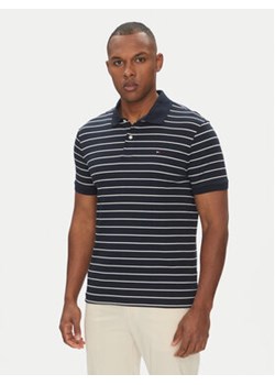 Tommy Hilfiger Polo MW0MW39994 Granatowy Regular Fit ze sklepu MODIVO w kategorii T-shirty męskie - zdjęcie 180434321