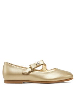 Calvin Klein Jeans Baleriny Ballerina V4A3-83042-1322 M Złoty ze sklepu MODIVO w kategorii Balerinki dziecięce - zdjęcie 180435391