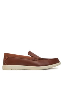 Clarks Mokasyny Bratton Loafer 26181279 Brązowy ze sklepu MODIVO w kategorii Mokasyny męskie - zdjęcie 180435654