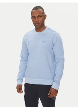 Aeronautica Militare Bluza 251FE1991F583 Błękitny Regular Fit ze sklepu MODIVO w kategorii Bluzy męskie - zdjęcie 180436053