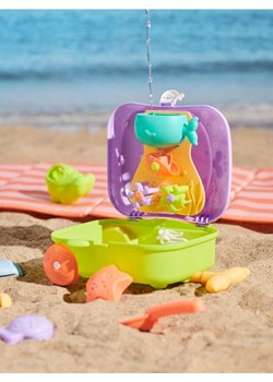 Sinsay - Zestaw zabawek do piasku w formie walizki przypominającej uśmiechniętego wieloryba - fioletowy ze sklepu Sinsay w kategorii Zabawki - zdjęcie 180437781