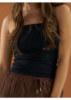 Sinsay - Top bandeau - czarny ze sklepu Sinsay w kategorii Bluzki damskie - zdjęcie 180437794