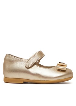 Baleriny Tommy Hilfiger Ballerina T1A3-33927-0220 M Złoty ze sklepu eobuwie.pl w kategorii Balerinki - zdjęcie 180437830
