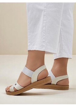 Royalfashion Damskie sandały z gumką Zerefis ze sklepu royalfashion.pl w kategorii Sandały damskie - zdjęcie 180439512