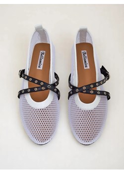 Royalfashion Damskie baleriny ażurowe z paseczkiem Evanne ze sklepu royalfashion.pl w kategorii Balerinki - zdjęcie 180439702