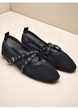 Royalfashion Damskie baleriny ażurowe z paseczkiem Evanne ze sklepu royalfashion.pl w kategorii Balerinki - zdjęcie 180439712
