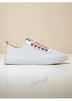 Royalfashion Damskie eko skórzane trampki PureWalk ze sklepu royalfashion.pl w kategorii Trampki damskie - zdjęcie 180439761