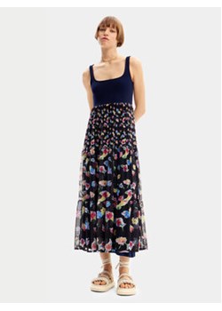 Desigual Sukienka letnia Vancouver 24SWVK58 Granatowy Regular Fit ze sklepu MODIVO w kategorii Sukienki - zdjęcie 180440730