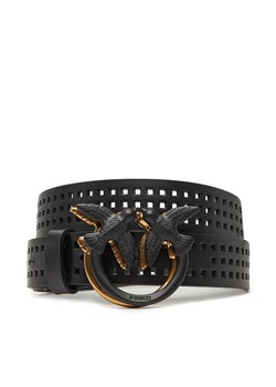 Pasek Damski PINKO Love Berry H3 Belt PE 25 PLT01 100125 A11W Czarny ze sklepu eobuwie.pl w kategorii Paski damskie - zdjęcie 180441494