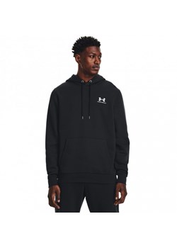 Męska bluza dresowa nierozpinana z kapturem Under Armour UA Icon Fleece Hoodie - czarna ze sklepu Sportstylestory.com w kategorii Bluzy męskie - zdjęcie 180441883