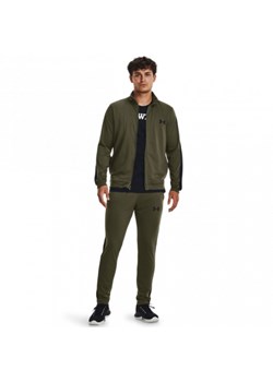 Męski dres komplet treningowy Under Armour UA Rival Knit Track Suit - khaki ze sklepu Sportstylestory.com w kategorii Dresy męskie - zdjęcie 180441992