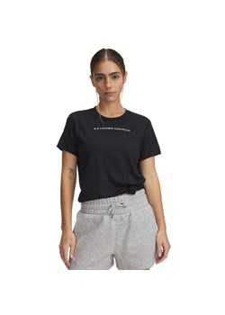 Damska koszulka treningowa Under Armour UA Tech PTH Graphic SSC - czarna ze sklepu Sportstylestory.com w kategorii Bluzki damskie - zdjęcie 180442363