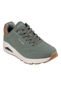 Buty Skechers Uno Suited On Air 183004-OLV zielone ze sklepu ButyModne.pl w kategorii Buty sportowe męskie - zdjęcie 180442512