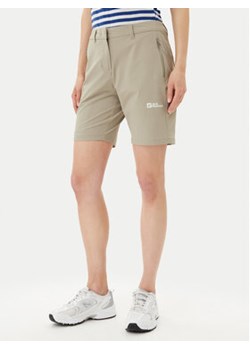 Jack Wolfskin Szorty sportowe Hikeout A63931 Beżowy Regular Fit ze sklepu MODIVO w kategorii Szorty - zdjęcie 180442840