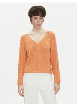 Pepe Jeans Sweter Olya PL702288 Pomarańczowy Regular Fit ze sklepu MODIVO w kategorii Swetry damskie - zdjęcie 180442964