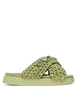 Inuikii Klapki Woven Stones 70104-106 Zielony ze sklepu MODIVO w kategorii Klapki damskie - zdjęcie 180443443