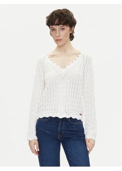Pepe Jeans Sweter Olya PL702288 Écru Regular Fit ze sklepu MODIVO w kategorii Swetry damskie - zdjęcie 180444132