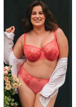 Samanta figi damskie wysokie koralowe Perla B400, Kolor koralowy, Rozmiar 3XL, Samanta ze sklepu Intymna w kategorii Majtki damskie - zdjęcie 180445360