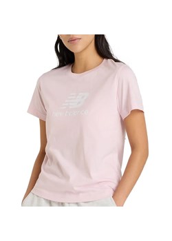 Koszulka New Balance WT41502RSG - różowa ze sklepu streetstyle24.pl w kategorii Bluzki damskie - zdjęcie 180445631