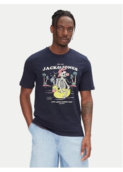 Jack&Jones T-Shirt Eljah 12268472 Granatowy Relaxed Fit ze sklepu MODIVO w kategorii T-shirty męskie - zdjęcie 180445871