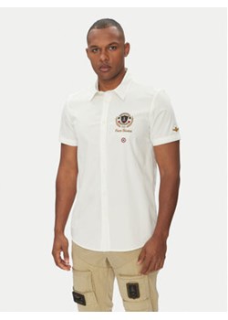 Aeronautica Militare Koszula 251CA1285CT3288 Biały Regular Fit ze sklepu MODIVO w kategorii Koszule męskie - zdjęcie 180446070