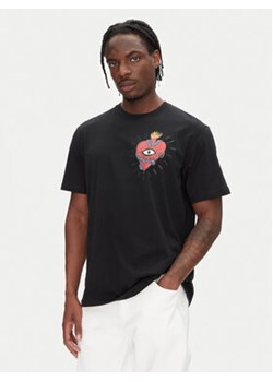 Just Cavalli T-Shirt 78OAHE07 Czarny Regular Fit ze sklepu MODIVO w kategorii T-shirty męskie - zdjęcie 180446242