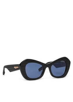 Trussardi Okulary przeciwsłoneczne TSW9055 Czarny ze sklepu MODIVO w kategorii Okulary przeciwsłoneczne damskie - zdjęcie 180446492