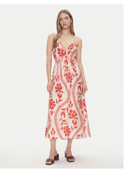 ONLY Sukienka letnia Catja 15347529 Czerwony Regular Fit ze sklepu MODIVO w kategorii Sukienki - zdjęcie 180446701