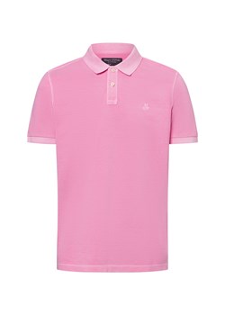 Marc O'Polo Męska koszulka polo Mężczyźni Bawełna różowy jednolity ze sklepu vangraaf w kategorii T-shirty męskie - zdjęcie 180447131