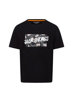 Jack & Jones Koszulka męska - JJHawaii Mężczyźni Bawełna czarny nadruk ze sklepu vangraaf w kategorii T-shirty męskie - zdjęcie 180447184