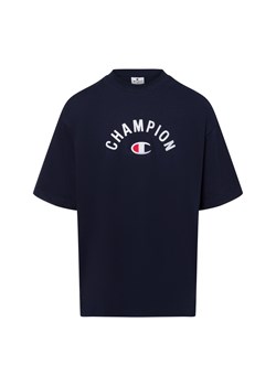 Champion Koszulka męska Mężczyźni Bawełna granatowy jednolity ze sklepu vangraaf w kategorii T-shirty męskie - zdjęcie 180447191