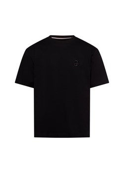 BOSS Koszulka - Tames Mężczyźni Bawełna czarny jednolity ze sklepu vangraaf w kategorii T-shirty męskie - zdjęcie 180447201