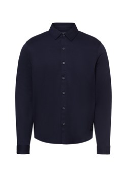Marc O'Polo Koszula męska Mężczyźni Regular Fit Bawełna granatowy jednolity ze sklepu vangraaf w kategorii Koszule męskie - zdjęcie 180447242