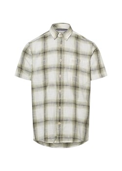 Camel Active Męska koszula casual Mężczyźni Regular Fit Bawełna biały w kratkę ze sklepu vangraaf w kategorii Koszule męskie - zdjęcie 180447253