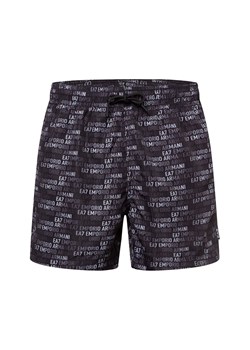 EA7 Emporio Armani Męskie spodenki kąpielowe Mężczyźni antracytowy wzorzysty ze sklepu vangraaf w kategorii Kąpielówki - zdjęcie 180447280