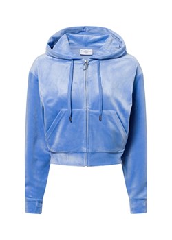 Juicy by Juicy Couture Damski sweter z kapturem - Iccle Diamante Kobiety niebieski jednolity ze sklepu vangraaf w kategorii Bluzy damskie - zdjęcie 180447293