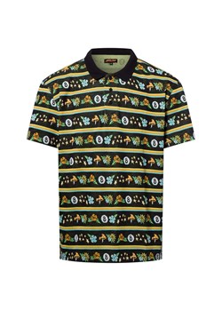 Santa Cruz Męska koszulka polo - Winkowski Trip Stripe Mężczyźni Bawełna czarny wzorzysty ze sklepu vangraaf w kategorii T-shirty męskie - zdjęcie 180447320