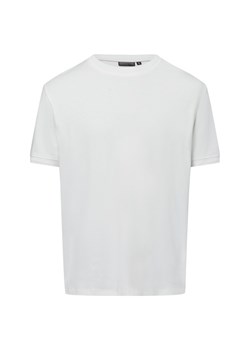 Finshley & Harding Koszulka męska Mężczyźni Bawełna biały jednolity ze sklepu vangraaf w kategorii T-shirty męskie - zdjęcie 180447361